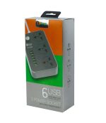 Orange OR T21 3 Way Electricity Adapter 2M With 6 USB - Image 2